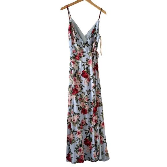 Fame and Partners Floral Wrap Maxi Dress - Picture 3 of 5